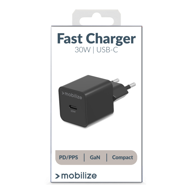 Mobilize Wall Charger Usb-C Gan 30W With Pd/Pps Black - Afbeelding 11