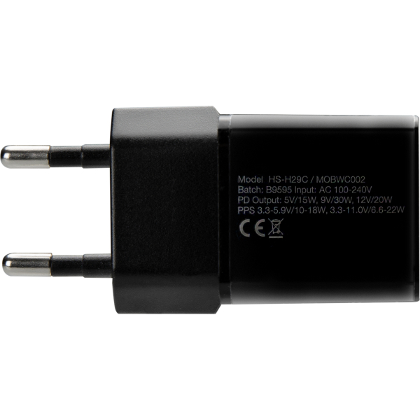 Mobilize Wall Charger Usb-C Gan 30W With Pd/Pps Black - Afbeelding 5