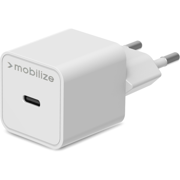 Mobilize Wall Charger Usb-C Gan 30W With Pd/Pps White