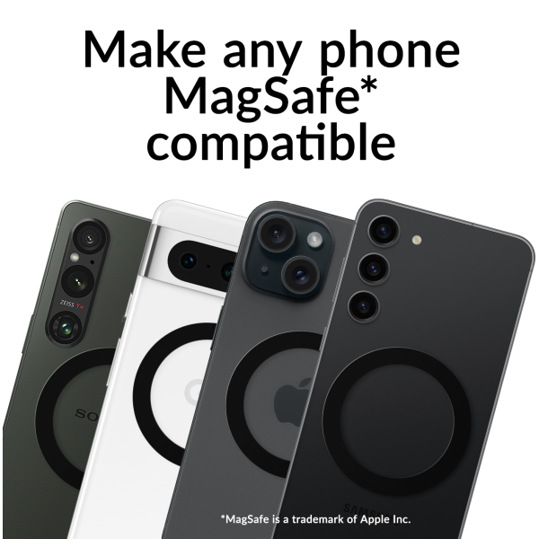 Mobilize Magsafe Compatible Metal Ring Black (2-Pack) - Afbeelding 3