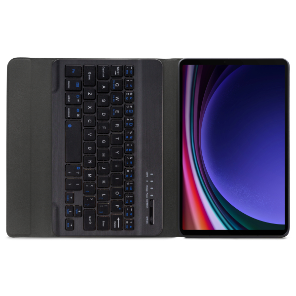 Mobilize Detachable Bluetooth Keyboard Case Samsung Galaxy Tab S9+/S9 Fe+/S10+ 12.4 Black Qwerty - Afbeelding 4
