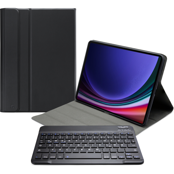 Mobilize Detachable Bluetooth Keyboard Case Samsung Galaxy Tab S9+/S9 Fe+/S10+ 12.4 Black Qwertz