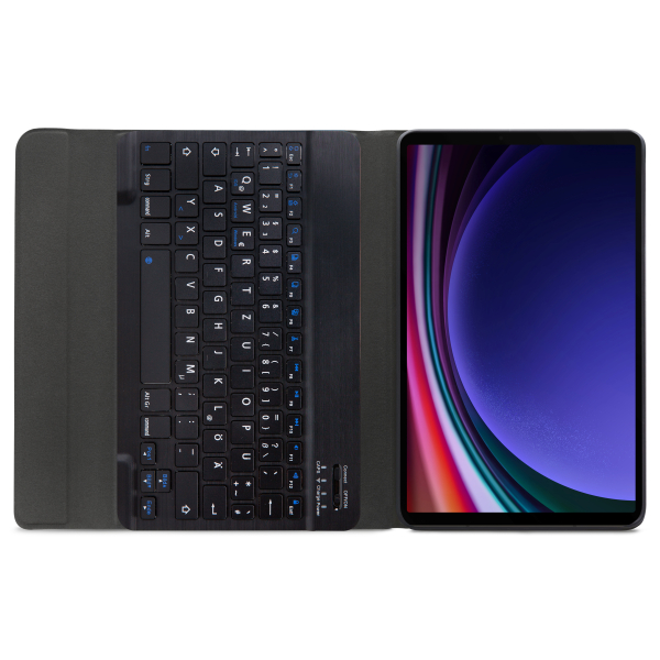 Mobilize Detachable Bluetooth Keyboard Case Samsung Galaxy Tab S9+/S9 Fe+/S10+ 12.4 Black Qwertz - Afbeelding 4