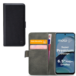 Mobilize Classic Gelly Wallet Book Case Motorola Moto G14 Black