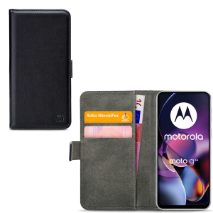 Mobilize Classic Gelly Wallet Book Case Motorola Moto G54 Black