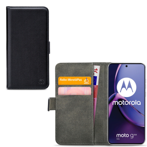 Mobilize Classic Gelly Wallet Book Case Motorola Moto G84 Black