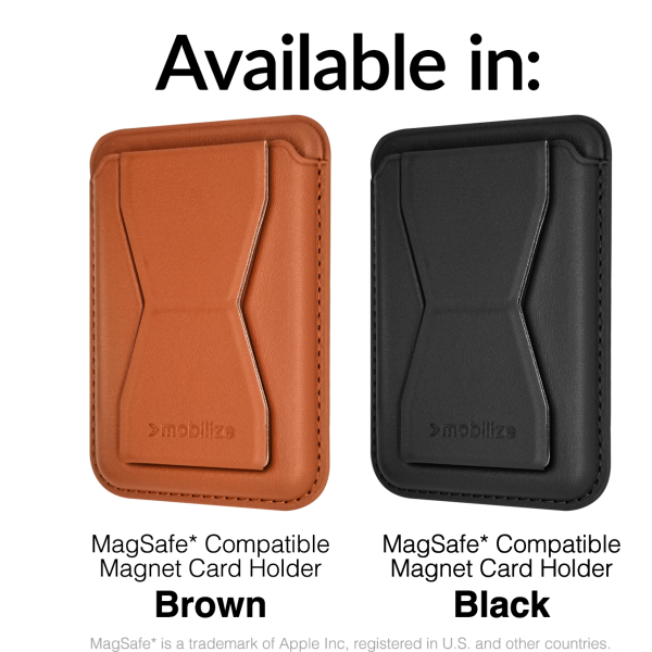 Mobilize Magsafe Compatible Magnet Card Holder Black - Afbeelding 4