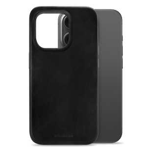 Mobilize Magsafe Compatible Premium Leather Case Apple Iphone 15 Pro Black