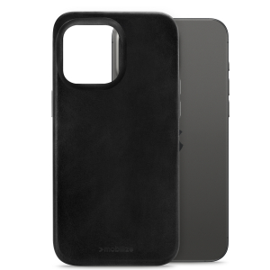 Mobilize Magsafe Compatible Premium Leather Case Apple Iphone 15 Pro Max Black