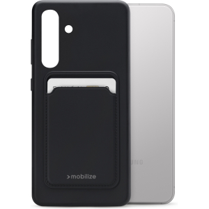 Mobilize Rubber Gelly Card Case Samsung Galaxy S24 5G/S25 5G Matt Black