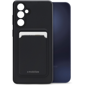 Mobilize Rubber Gelly Card Case Samsung Galaxy A15 4G/5G Matt Black