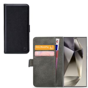 Mobilize Classic Gelly Wallet Book Case Samsung Galaxy S24 Ultra 5G Black