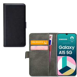 Mobilize Classic Gelly Wallet Book Case Samsung Galaxy A15 4G/5G Black