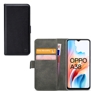 Mobilize Classic Gelly Wallet Book Case Oppo A18/A38 Black