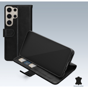 Mobilize Leather Wallet Samsung Galaxy S24 Ultra 5G Black