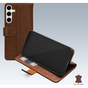 Mobilize Leather Wallet Samsung Galaxy S24 5G/S25 5G Brown