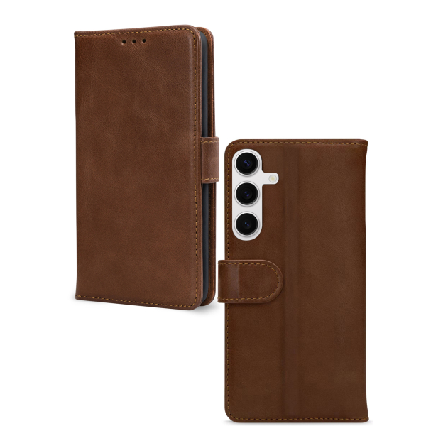 Mobilize Leather Wallet Samsung Galaxy S24+ 5G Brown - Afbeelding 2