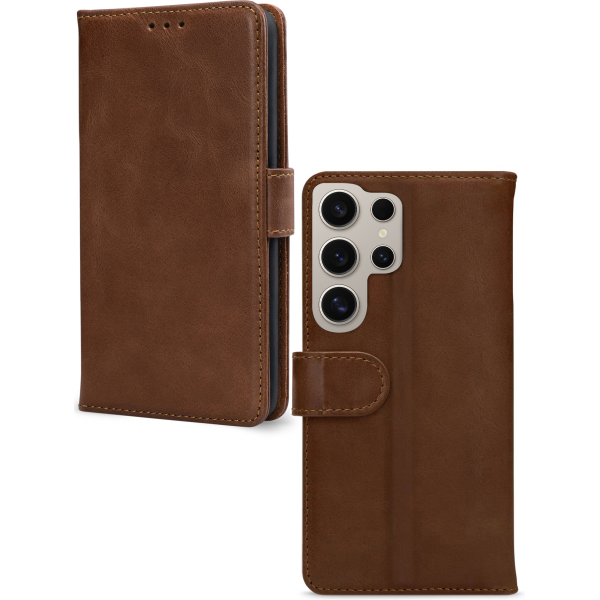 Mobilize Leather Wallet Samsung Galaxy S24 Ultra 5G Brown - Afbeelding 2