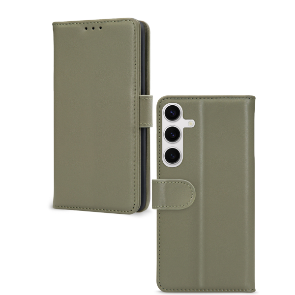 Mobilize Premium Gelly Wallet Book Case Samsung Galaxy S24 5G/S25 5G Green - Afbeelding 2