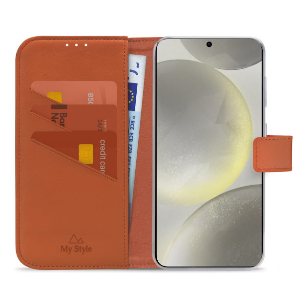 My Style Flex Wallet For Samsung Galaxy S24+ 5G Rust Red - Afbeelding 3