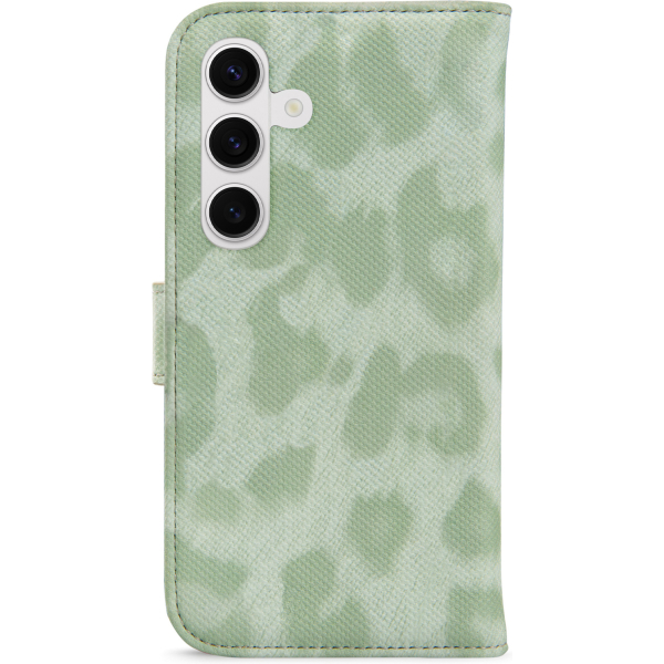 My Style Flex Wallet For Samsung Galaxy S24+ 5G Green Leopard - Afbeelding 2