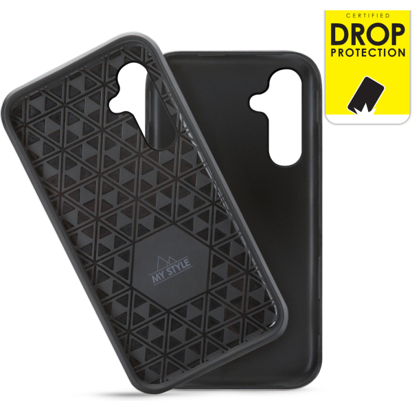 My Style Tough Case For Samsung Galaxy A15 4G/5G Black - Afbeelding 2