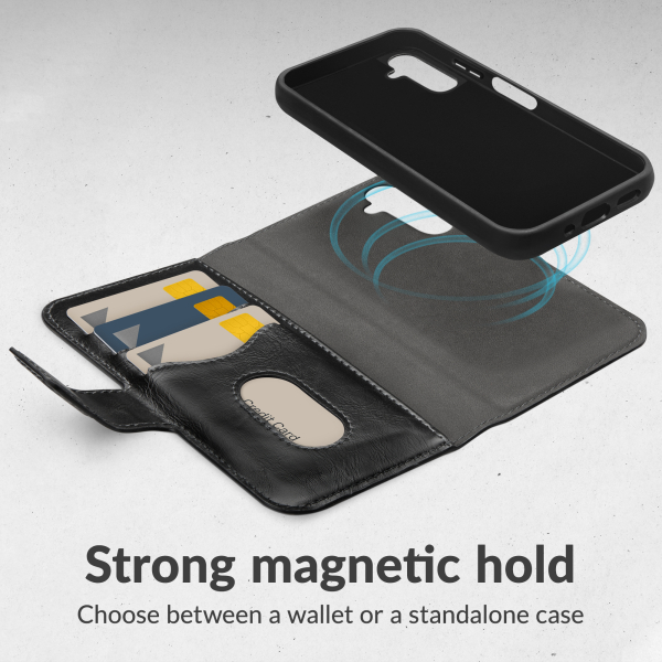 Mobilize 2In1 Magnet Gelly Wallet Case Samsung Galaxy A55 5G Black - Afbeelding 2