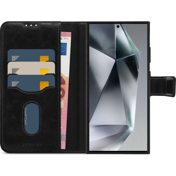 Mobilize 2In1 Magsafe Compatible Gelly Wallet Case Samsung Galaxy S24 Ultra 5G Black - Afbeelding 3