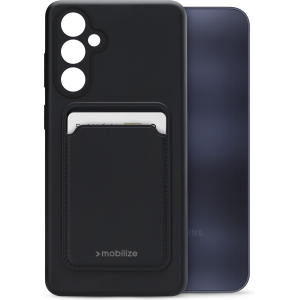 Mobilize Rubber Gelly Card Case Samsung Galaxy A25 5G Matt Black