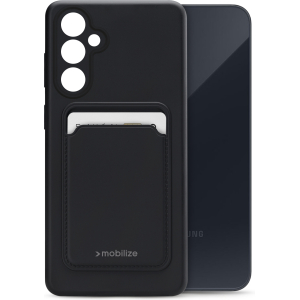 Mobilize Rubber Gelly Card Case Samsung Galaxy A35 5G Matt Black