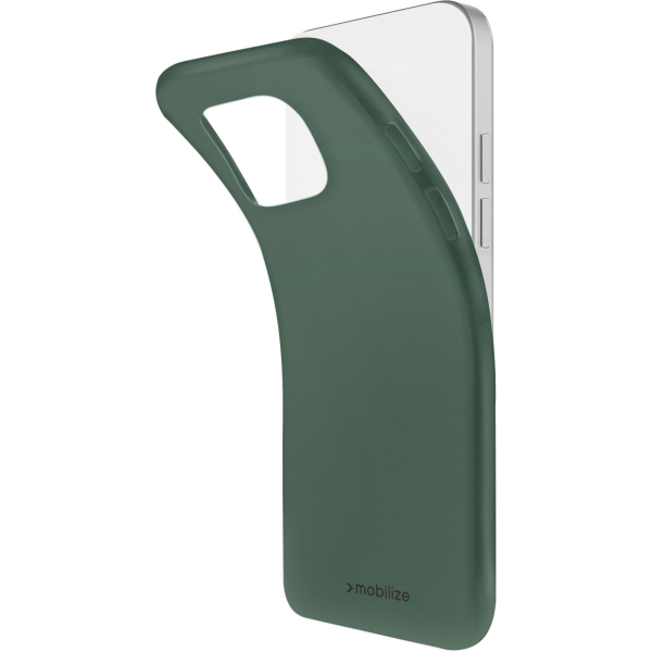 Mobilize Rubber Gelly Case Samsung Galaxy A25 5G Matt Green - Afbeelding 6