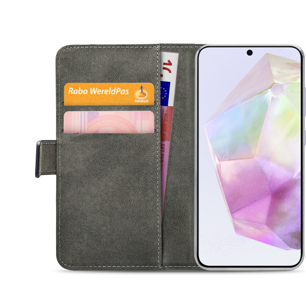 Mobilize Classic Gelly Wallet Book Case Samsung Galaxy A35 5G Black - Afbeelding 4