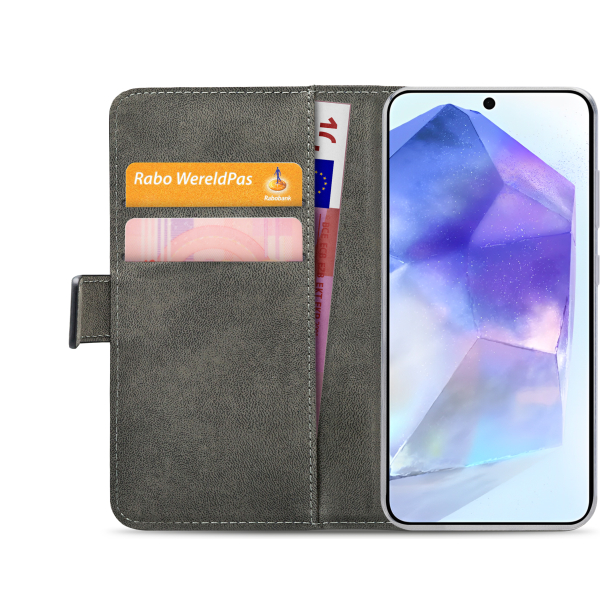 Mobilize Classic Gelly Wallet Book Case Samsung Galaxy A55 5G Black - Afbeelding 4