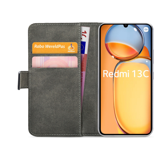 Mobilize Classic Gelly Wallet Book Case Xiaomi Redmi 13C 4G/5G Black - Afbeelding 4