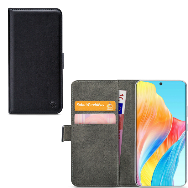 Mobilize Classic Gelly Wallet Book Case Oppo A58 4G Black
