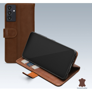 Mobilize Leather Wallet Samsung Galaxy A35 5G Brown