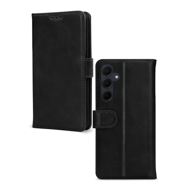 Mobilize Premium Gelly Wallet Book Case Samsung Galaxy A35 5G Black - Afbeelding 2