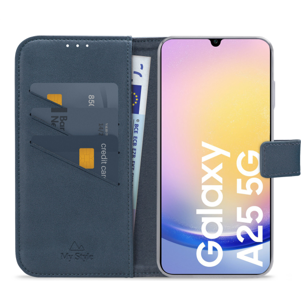 My Style Flex Wallet For Samsung Galaxy A25 5G Ocean Blue - Afbeelding 3
