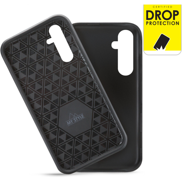 My Style Tough Case For Samsung Galaxy A25 5G Black - Afbeelding 2