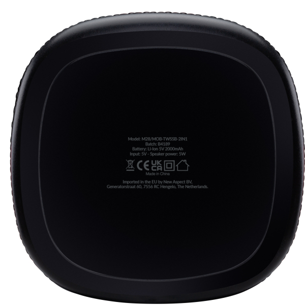 Mobilize 2In1 Bluetooth Speaker Tws Black - Afbeelding 8