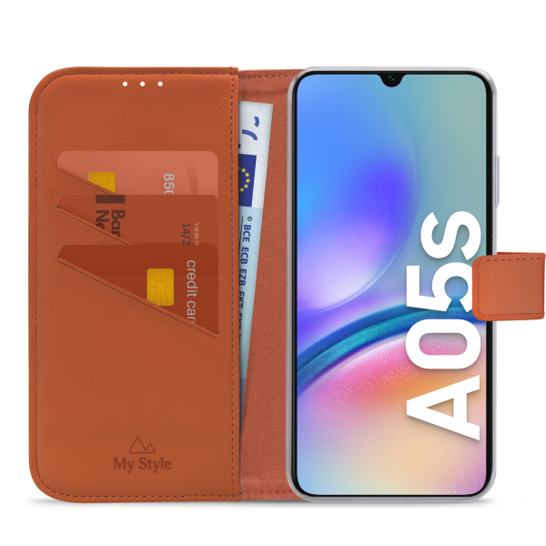 My Style Flex Wallet For Samsung Galaxy A05S Rust Red - Afbeelding 3