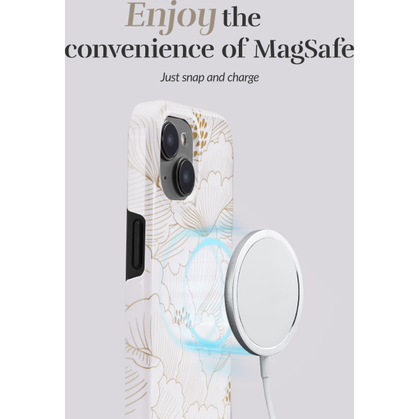 Mio By Mobilize Mio White Roses Magsafe Compatible For Iphone 15 Pro Max - Afbeelding 3