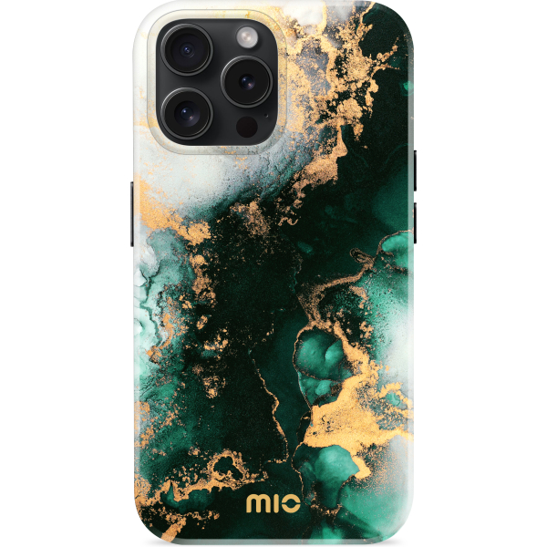 Mio By Mobilize Mio Green Marble Magsafe Compatible For Iphone 15 Pro
