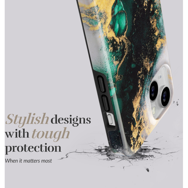 Mio By Mobilize Mio Green Marble Magsafe Compatible For Iphone 15 Pro - Afbeelding 4