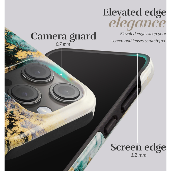 Mio By Mobilize Mio Green Marble Magsafe Compatible For Iphone 15 Pro - Afbeelding 5