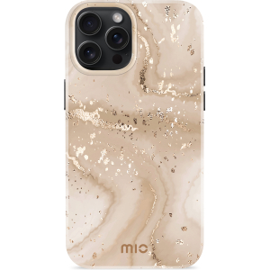 Mio By Mobilize Mio Gold Marble Magsafe Compatible For Iphone 15 Pro Max