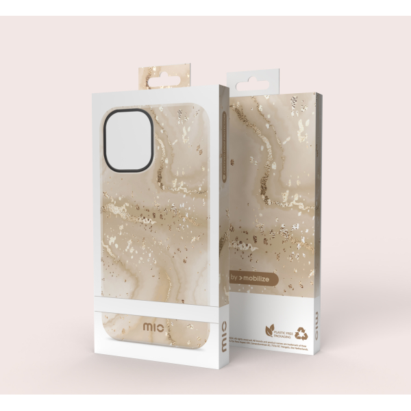 Mio By Mobilize Mio Gold Marble Magsafe Compatible For Iphone 14 Pro - Afbeelding 10