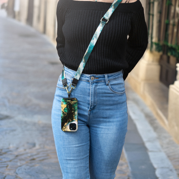Mio By Mobilize Mio Lanyard Green Marble - Afbeelding 6