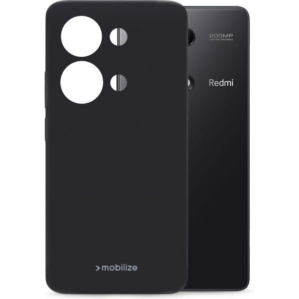 Mobilize Rubber Gelly Case Xiaomi Poco M6 Pro 4G/Redmi Note 13 Pro 4G  Matt Black