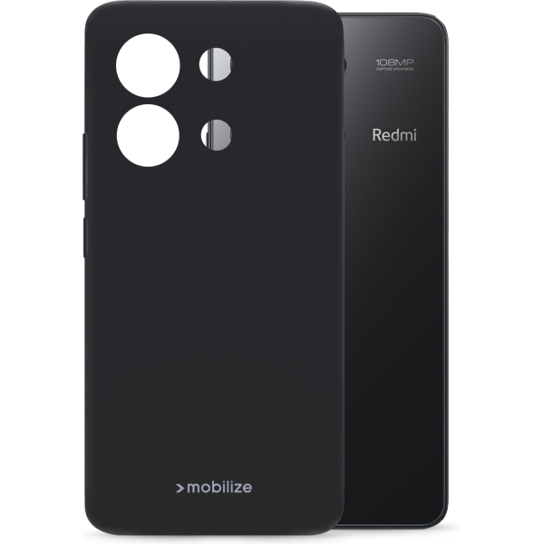Mobilize Rubber Gelly Case Xiaomi Redmi Note 13 4G Matt Black